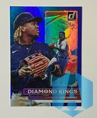 2022 Panini Donruss Diamond Kings Jose Ramirez Blue Holo SP #7 Cleveland